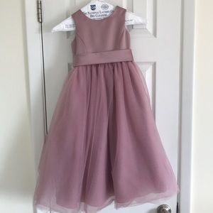 Flower Girl Satin and Tulle dress